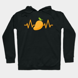 heart mangoes graphic for fruit likers awesome matching couple family cute Hoodie